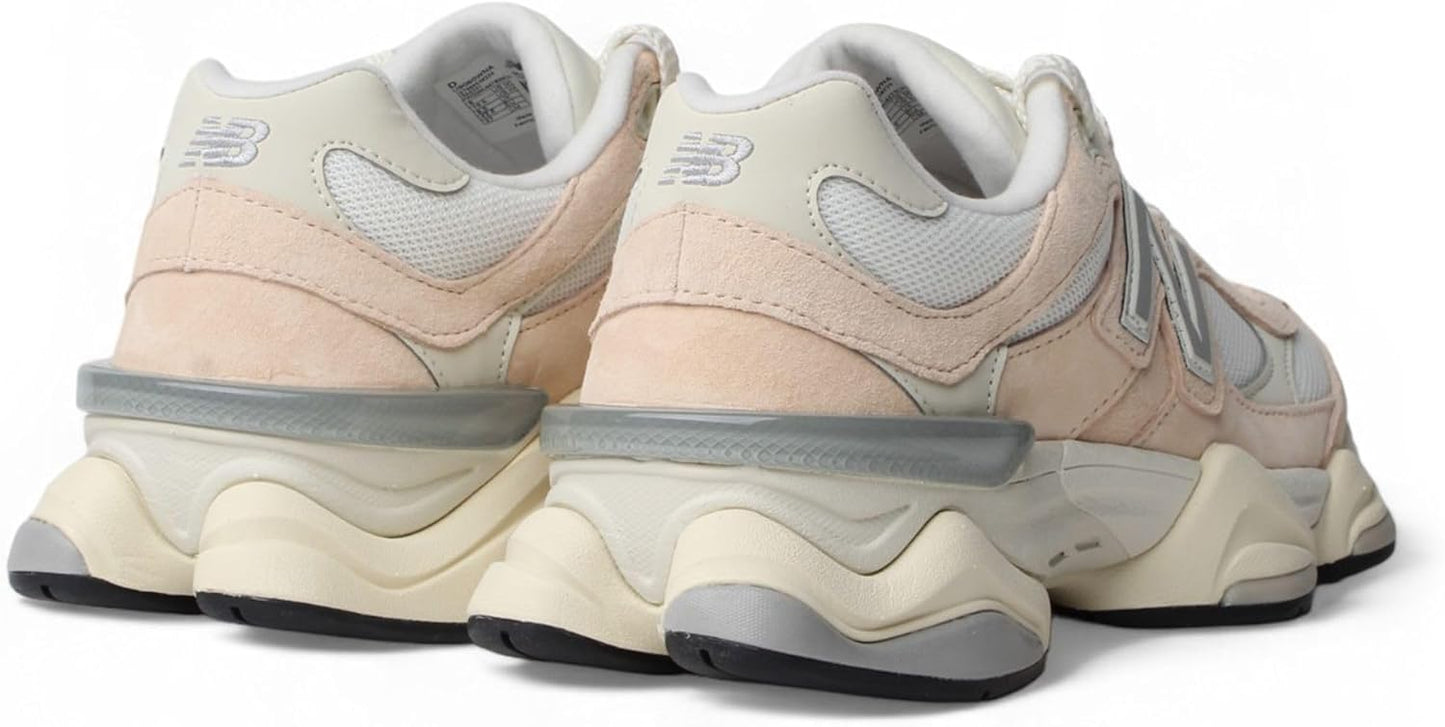 New Balance 9060 Men's Sneakers, Vintage Rose/Sea Salt/Silver Metallic, Size 13