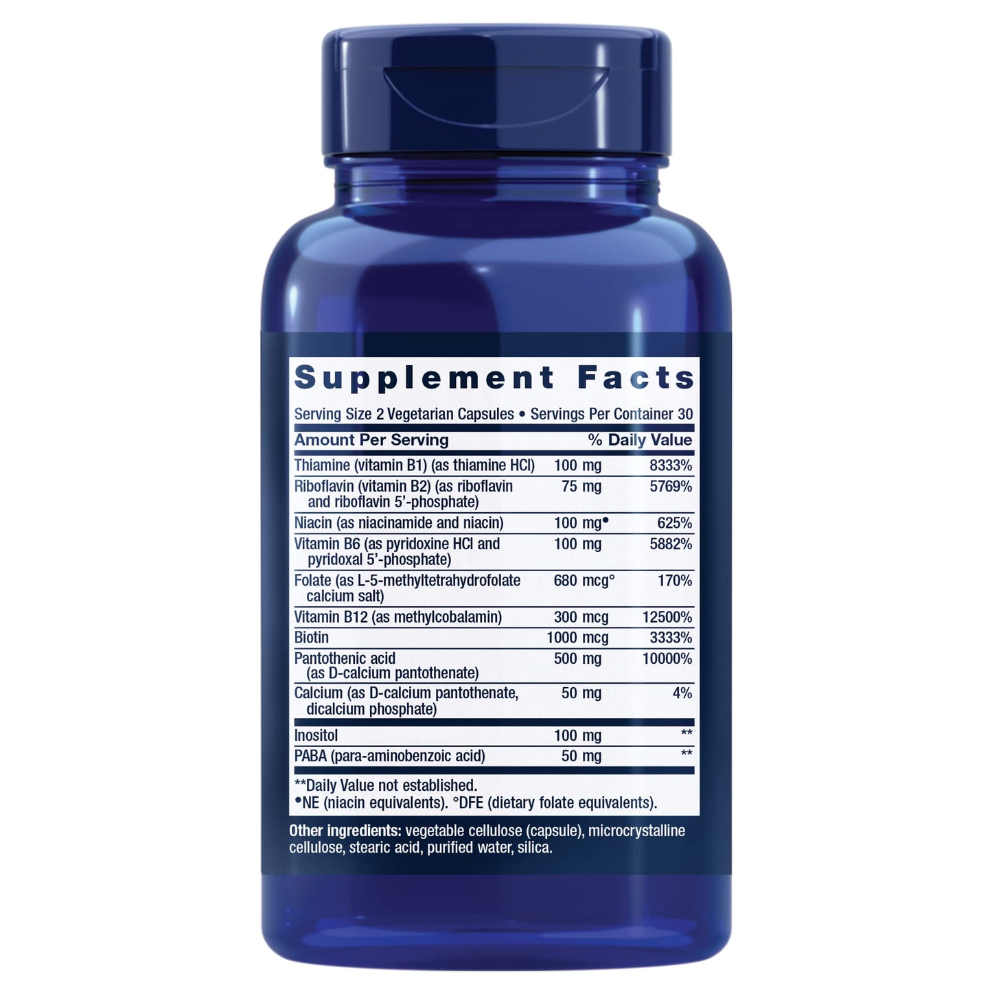 Life Extension Bioactive Complete B-Complex, Heart, Brain and Nerve Support, Healthy Energy, Metabolism, Complete B Complex, 60 Vegetarian Capsules